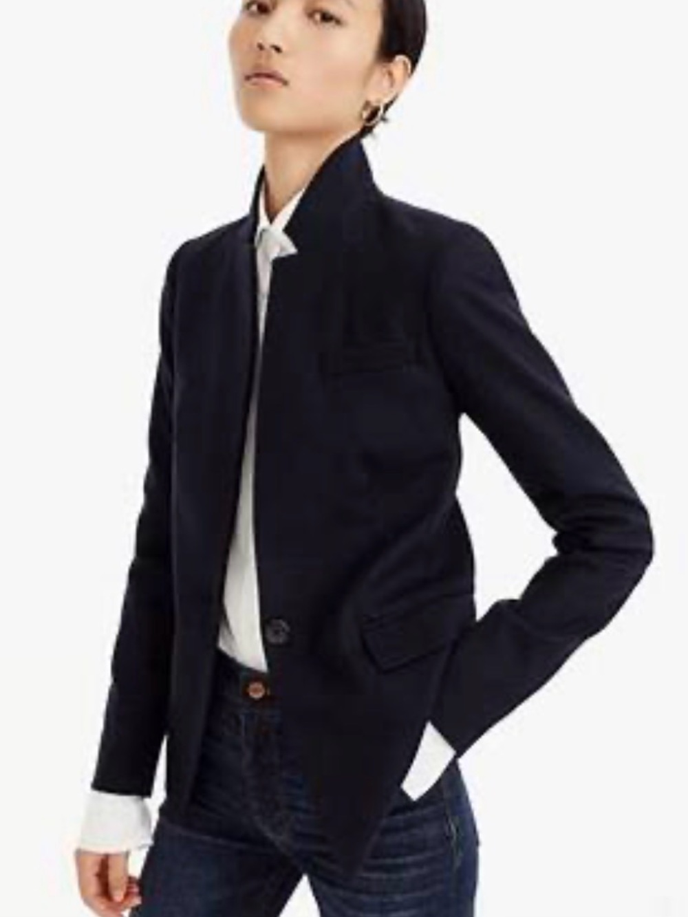 J. Crew Women's Navy Regent Blazer